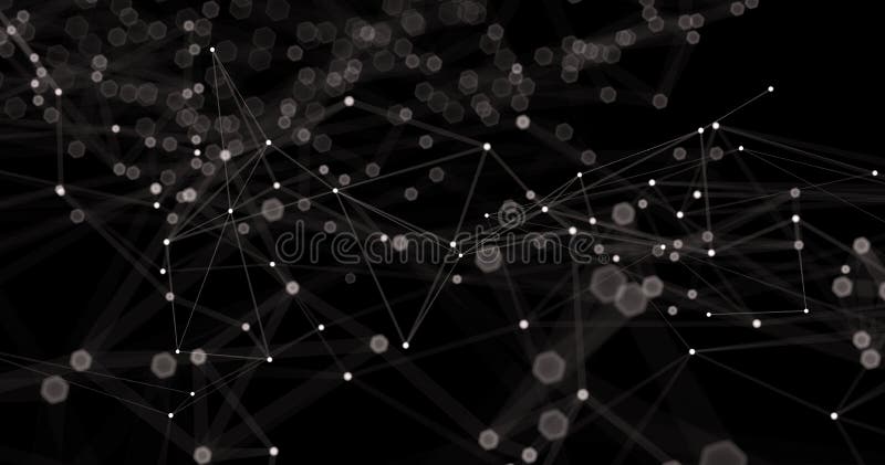 Abstract Futuristic Light Wallpaper Background Design. Science Dark Pattern  with Structure Mesh and Lines Stock Illustration - Illustration of  geometric, connect: 146351101