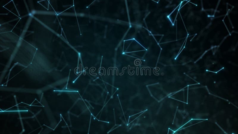 Abstract futuristic molecule network structure digital technology illustration concept. stock photos
