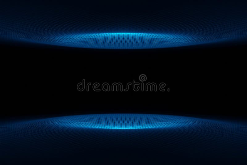 Abstract Futuristic Technology cyber space blue wave background 3d rendering. Abstract Futuristic Technology cyber space blue wave background 3d rendering.