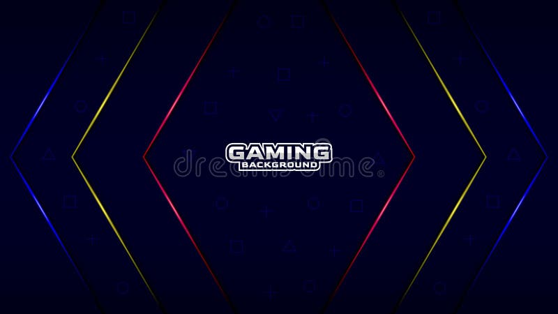 Abstract Gaming Background Design with Modern Luxury Ray Style Stock Vector  - Illustration of luxury, design: 219811737