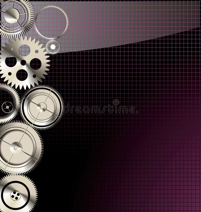 Abstract gear background