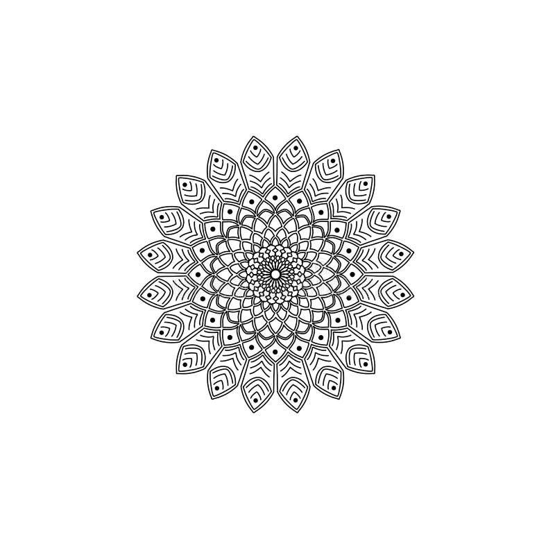 Mandala Art Vector Illutration Stock Illustrations – 5 Mandala Art ...