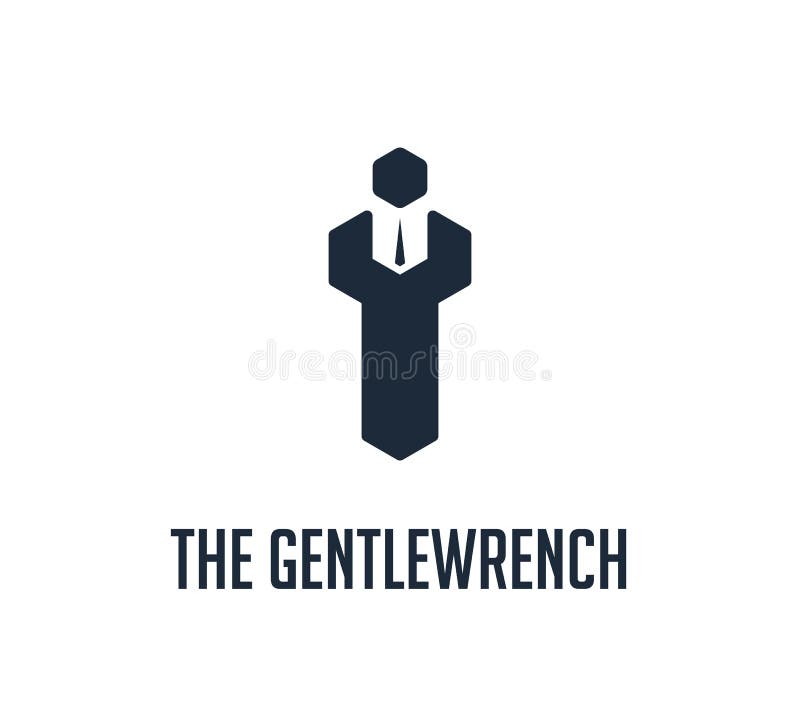 Abstract gentle wrench Sign. Isolated Vector Illustration stock illustration Abstract gentle wrench Sign. Isolated Vector Illustration stock illustration
