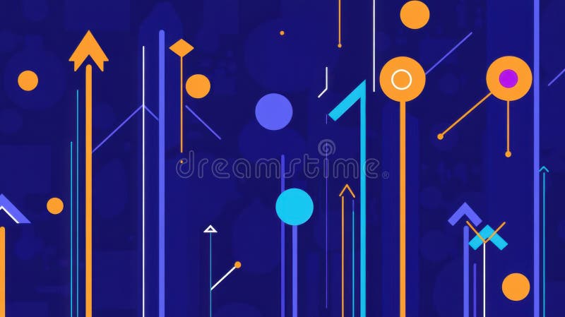 Abstract Geometric Design royalty free illustration