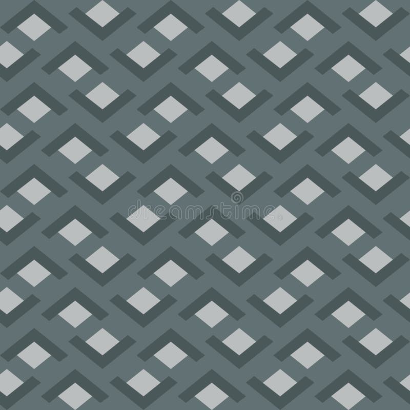 Abstract geometric arrows seamless patterns royalty free illustration