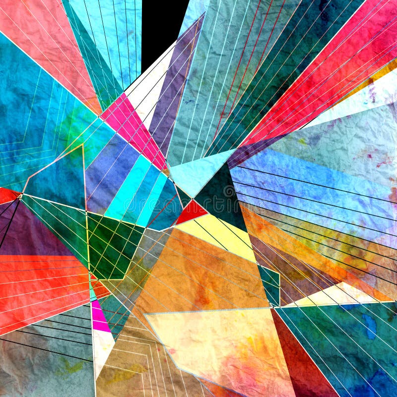 Abstract geometric background