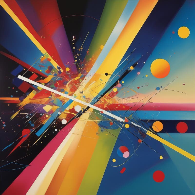 Abstract geometric background with colorful shapes. modern futuristic design abstract geometric background with colorful shapes. royalty free illustration