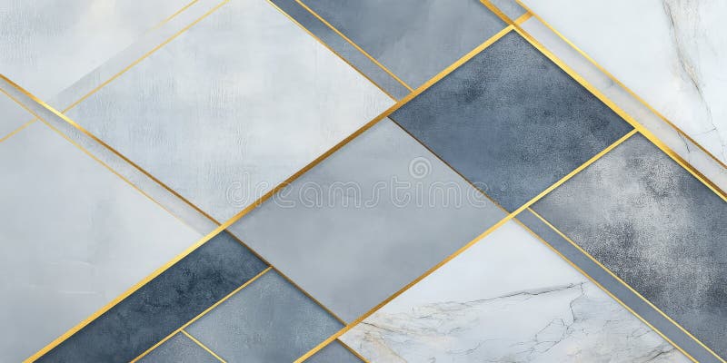 Abstract geometric background with light gray and gold intersecting lines royalty free stock photos