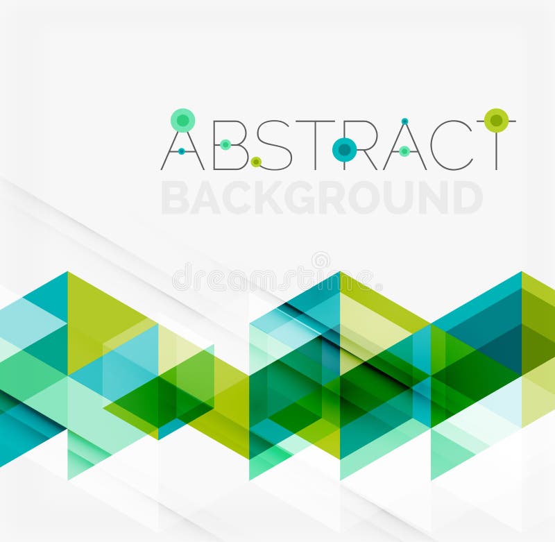 Abstract geometric background. Modern overlapping