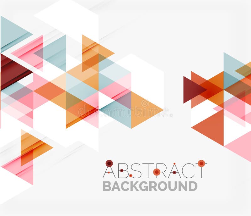 Abstract geometric background. Modern overlapping
