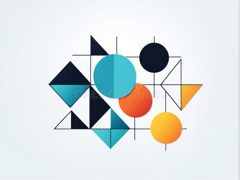 Abstract geometric background. modern triangle pattern vector illustration royalty free illustration