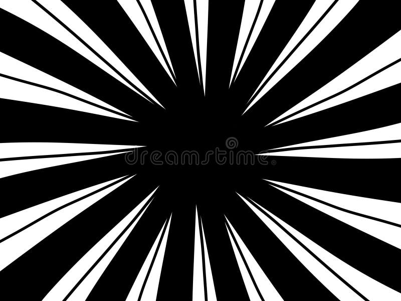 Abstract Geometric Background with Radial Lines. Illustration Stock