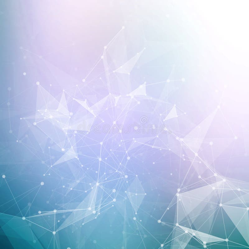 Abstract geometric background. Wireframe mesh royalty free illustration