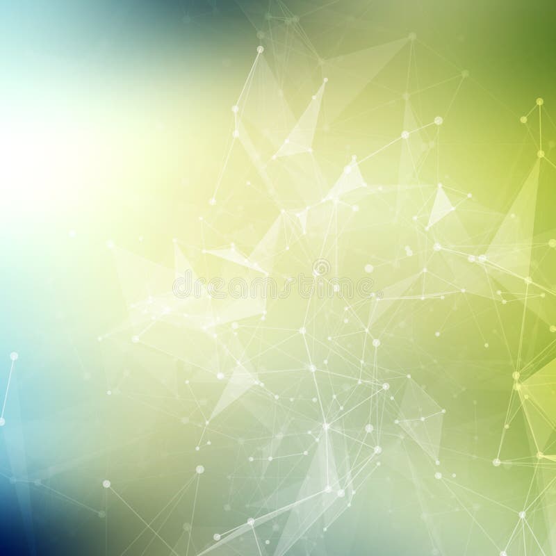 Abstract geometric background. Wireframe mesh vector illustration