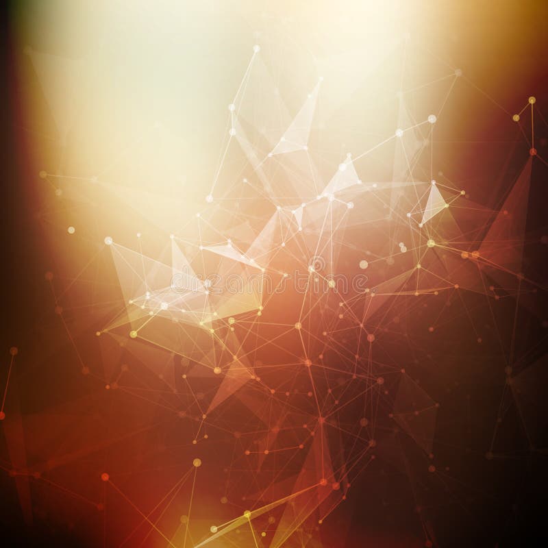Abstract geometric background. Wireframe mesh vector illustration