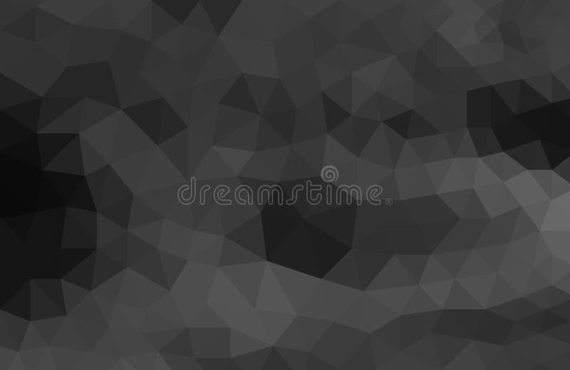 Abstract Geometric Black Background Stock Illustration Illustration