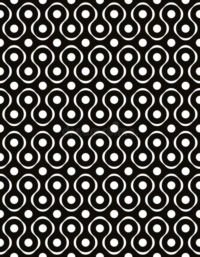 Abstract geometric black and white background, seamless pattern, vector background. vector illustration