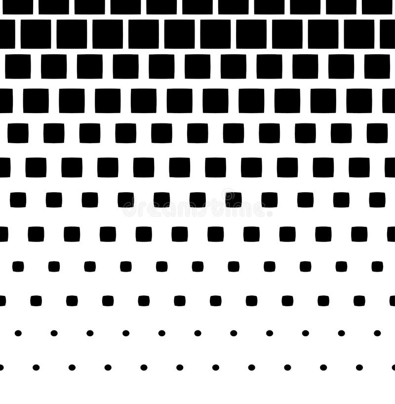 Abstract geometric black and white graphic design print halftone triangle pattern