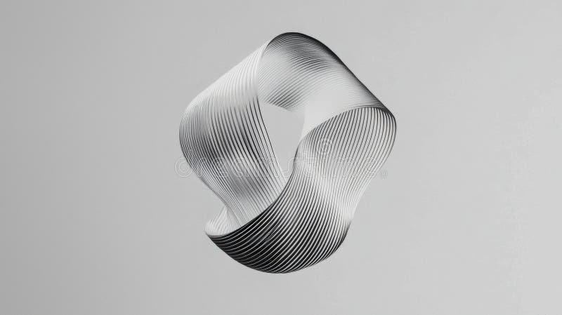 Abstract geometric design in black and white. royalty free stock images