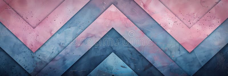 Abstract Geometric Design with Bold Arrow Patterns royalty free illustration