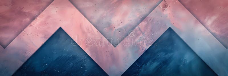 Abstract Geometric Design with Bold Arrow Patterns vector illustration