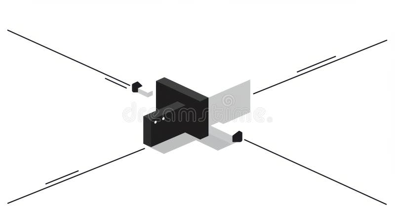 Abstract Geometric Design royalty free illustration