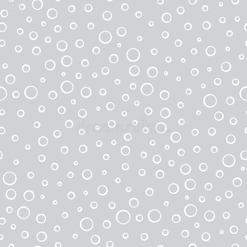 Abstract geometric gray deco vector bubbles pattern royalty free illustration