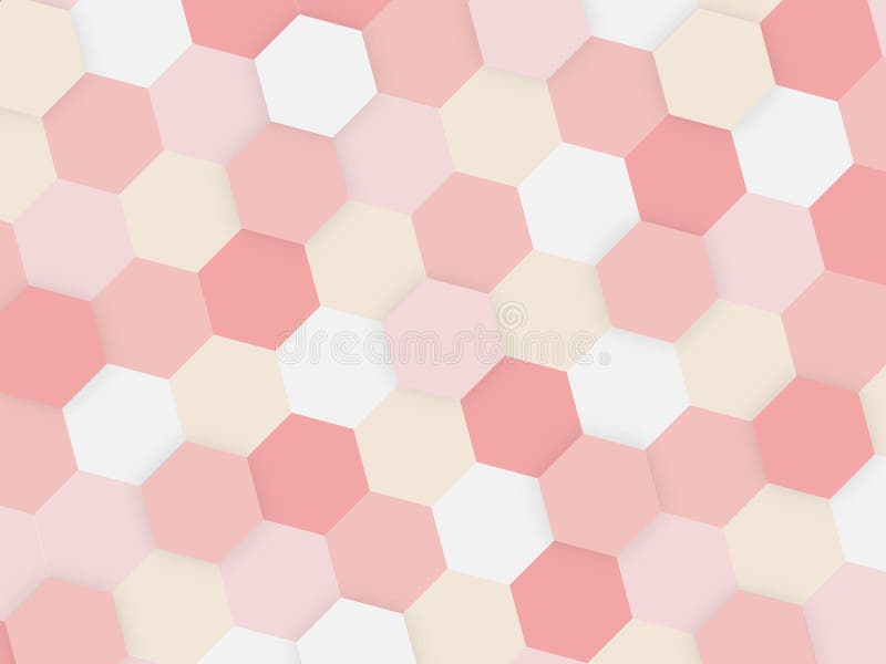Abstract geometric or isometric tile honeycomb texture colorful polygon or low poly vector technology concept background vector illustration