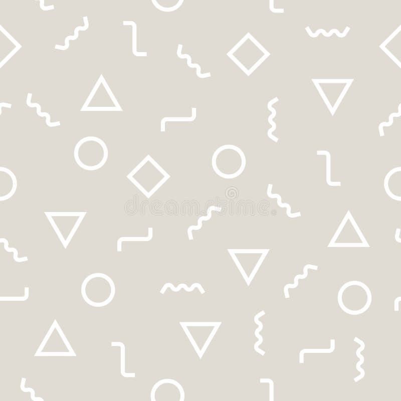 Abstract geometric light gray graphic design deco pattern