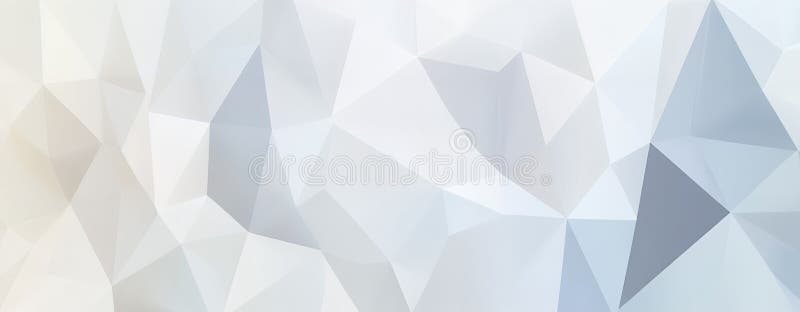 Abstract Geometric Low Poly Background White Gray Gradient Modern Design Texture royalty free illustration