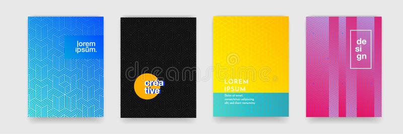 Abstract geometric pattern background with line texture for business brochure cover design poster template
