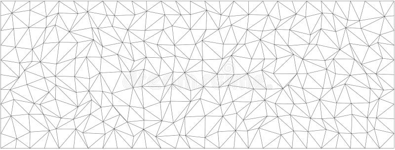 Abstract geometric pattern with chaotic lines and triangular shapes for modern design projects vector illustration