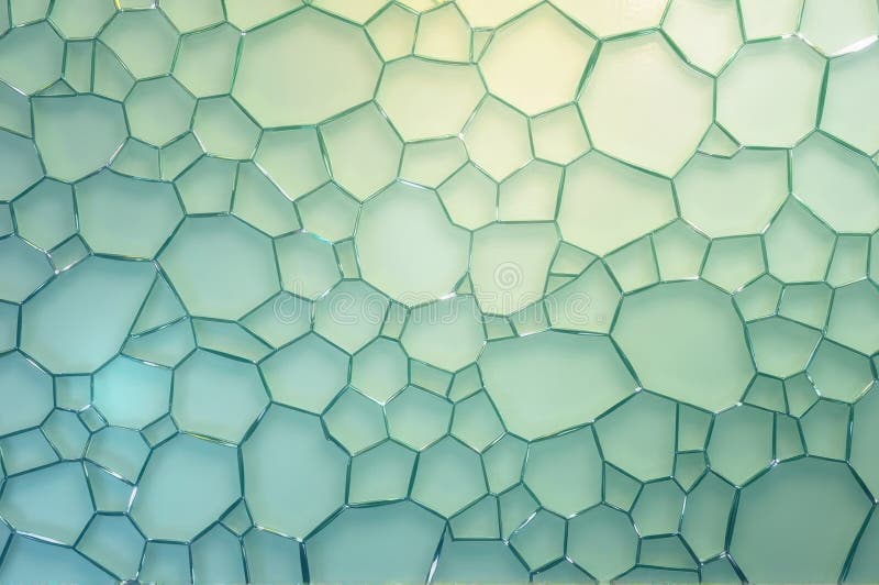 Abstract geometric pattern with green and blue polygonal shapes vector illustration