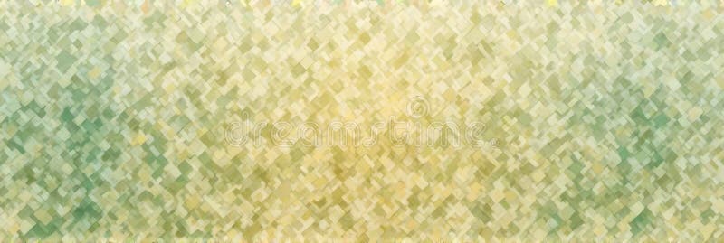 Abstract geometric pattern with green and yellow diamond shapes vector illustration