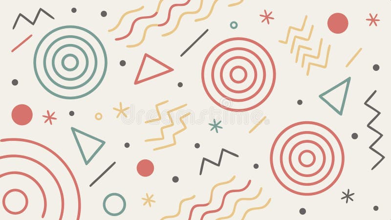 Abstract geometric pattern, modern design vector design Generative AI royalty free illustration