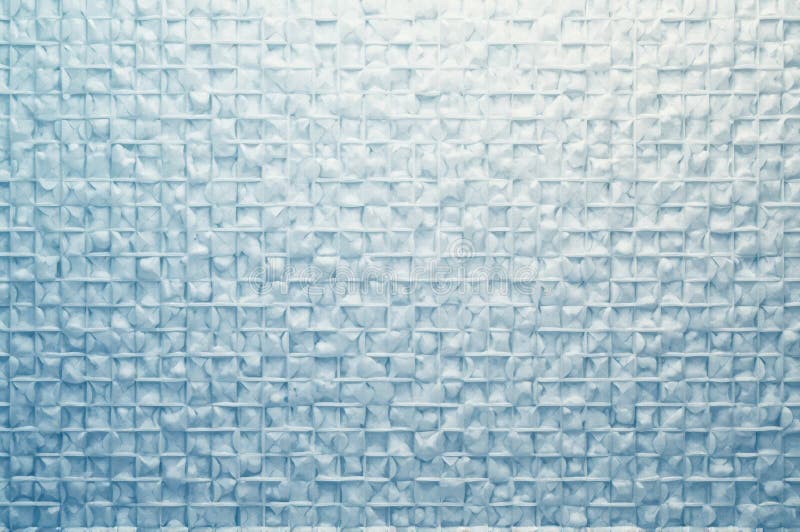 Abstract geometric pattern with soft blue gradient on textured surface stock illustration