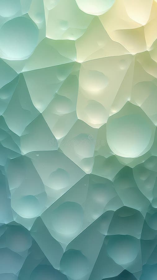 Abstract geometric pattern with soft pastel green and yellow tones vector illustration