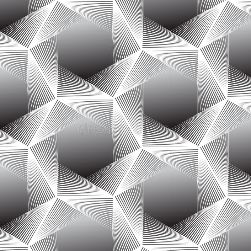 Abstract geometric pattern with stripes, lines. A seamless vector background. Gray and white texture vector illustration