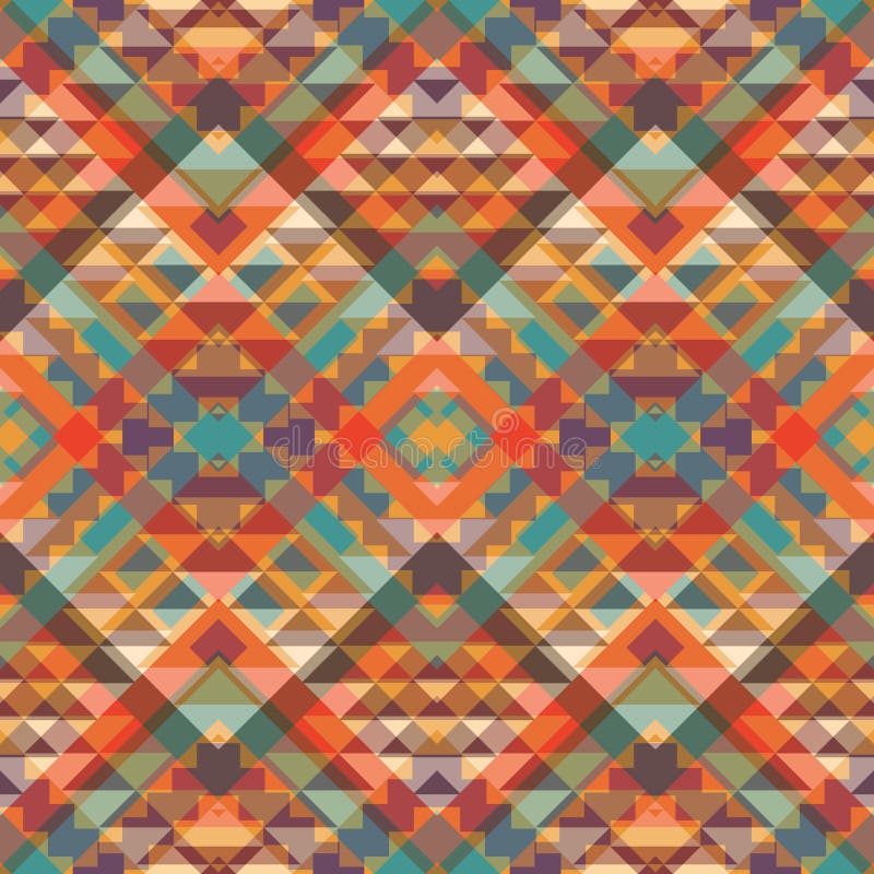 Abstract geometric pattern stock illustration
