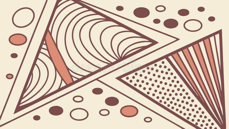 Abstract geometric patterns, modern art and design, vector design Generative AI royalty free illustration