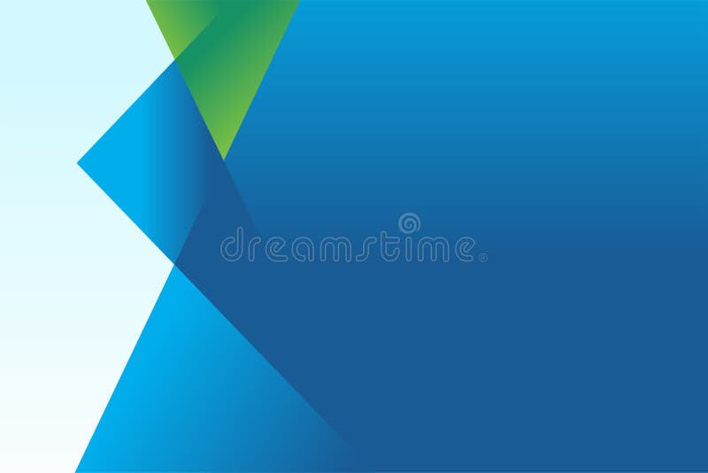 Abstract Geometric Polygonal Blue and Green Background Design royalty free illustration