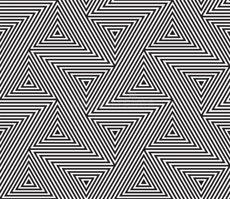 Abstract geometric seamless pattern vector background stock illustration