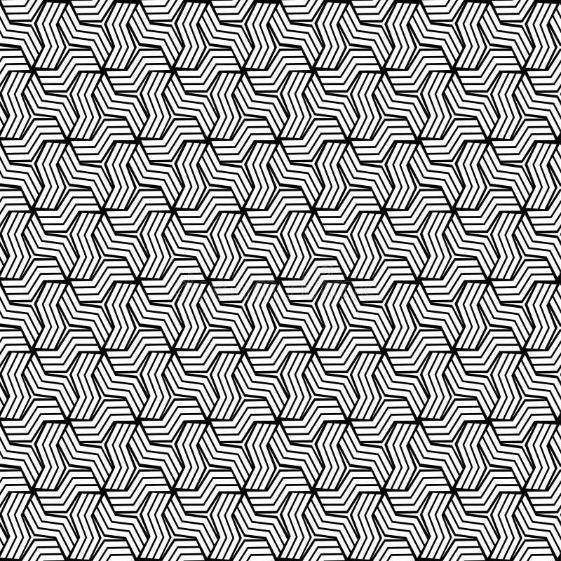 Abstract geometric seamless pattern. stock illustration