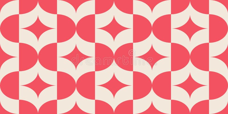Abstract geometric seamless patterns stock illustration