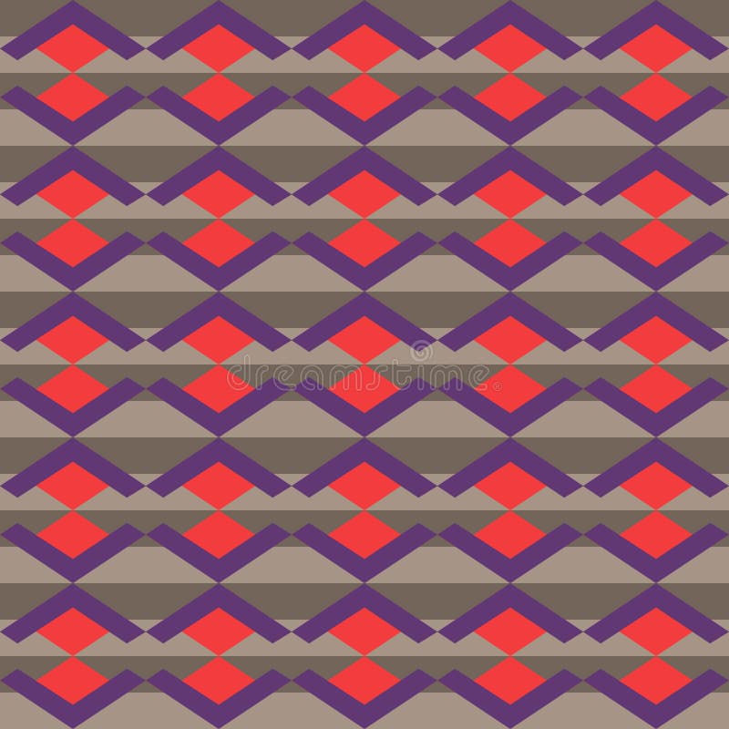 Abstract geometric seamless patterns royalty free illustration