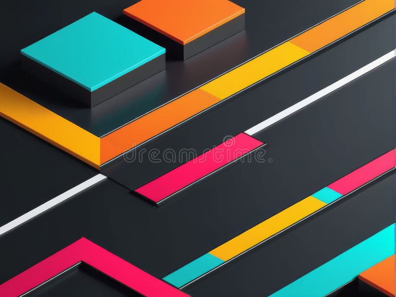 Abstract geometric shape background. vector illustration