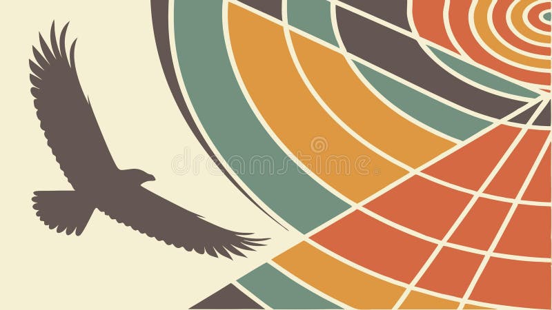 Abstract geometric shapes pattern, geometric shapes, abstract pattern, shape design vector design Generative AI royalty free illustration