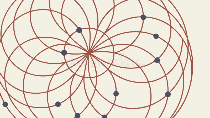 Abstract geometric spiral pattern, dynamic design, vector design Generative AI royalty free illustration