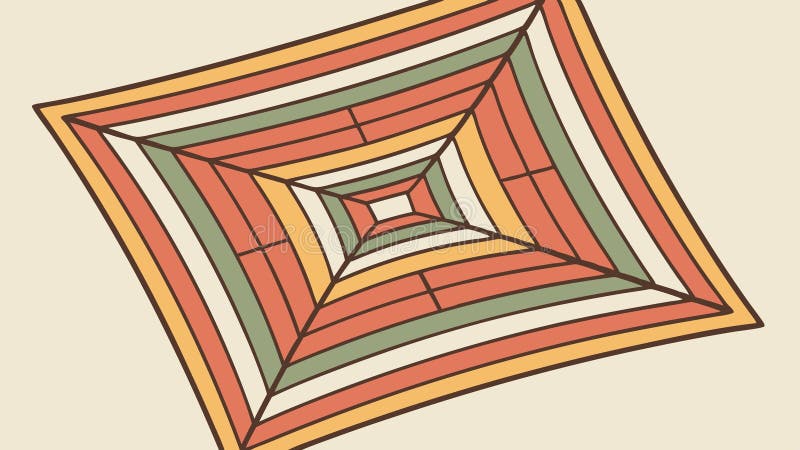 Abstract geometric square diamond pattern, vector design Generative AI royalty free illustration