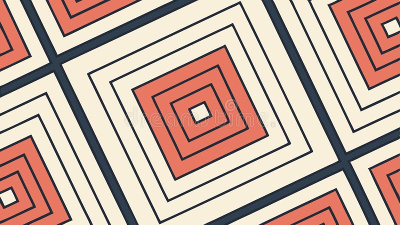 Abstract geometric square and diamond pattern, vector design Generative AI royalty free illustration